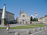 Piazza di Santa Maria Novella Bild Sehenswürdigkeit  Piazza di Santa Maria Novella am westlichen Rand der Altstadt