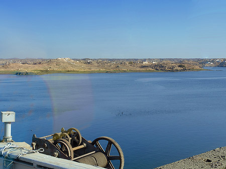 Blick vom alten Damm - Landesinnere (Aswan)