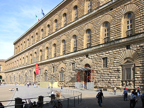 Foto Palazzo Pitti von außen - Florenz