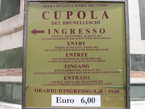 Die Kuppel der Santa Maria del Fiore Foto 