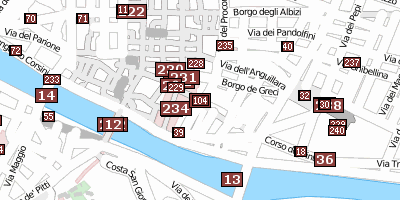 Stadtplan Dommuseum Florenz