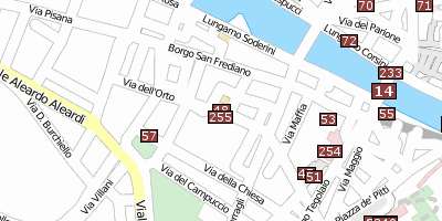 Santa Maria del Carmine Stadtplan